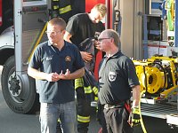 Bild: Verabschiedung des alten Tankers