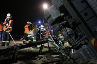 Bild: Feuerwehr im Einsatz auf der A 38