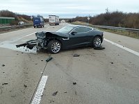 Bild: Unfall mit Jaguar