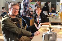 Bild: An der Hochschule Nordhausen pr&auml;sentierten heute Sch&uuml;lerinnen und Sch&uuml;ler ihre Projekte f&uuml;r den 13. Regionalwettbewerb "Jugend forscht"