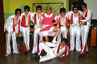 Zum 8. Männerballettwettbewerb des BCC im Bleicheröder Kulturhaus sollte es zum Kopf an Kopf Tanzen kommen Bild: Zum 8. Männerballettwettbewerb des BCC im Bleicheröder Kulturhaus sollte es zum Kopf an Kopf Tanzen kommen