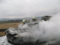 Bild: Auto ausgebrannt
