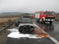 Bild: Auto ausgebrannt