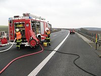 Bild: Auto ausgebrannt