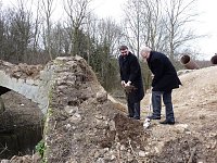 Bild: Spatenstich Br&uuml;cke