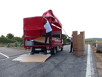 Gefahrgut soll umgeladen und gesichert werden Bild: Gefahrgut soll umgeladen und gesichert werden