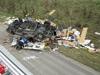 Bild: Wohnmobil komplett zerst&ouml;rt