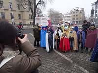 Bild: Eichsfelder Sternsinger zum Empfang in der Staatskanzlei