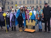 Bild: Eichsfelder Sternsinger zum Empfang in der Staatskanzlei
