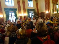 Bild: Eichsfelder Sternsinger zum Empfang in der Staatskanzlei
