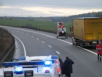 Bild: Schwerer Unfall auf der A38