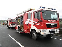 Bild: Schwerer Unfall auf der A38