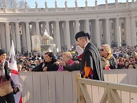 Bild: Pater Pio Gebetsgruppen beim Papst in Rom