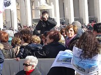 Bild: Pater Pio Gebetsgruppen beim Papst in Rom