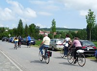 Bild: Wucherpfennig und Kreyer vor dem Start