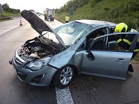 Bild: Unfall auf der Autobahn