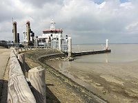 Bild: Unterwegs auf Ameland: F&auml;hre Holwerd