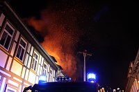Bild: Gro&szlig;brand in der Marktstra&szlig;e