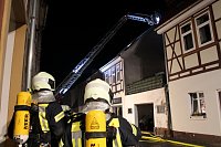 Bild: Gro&szlig;brand in der Marktstra&szlig;e