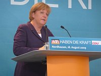 Bild: Besuch von Angela Merkel in Nordhausen