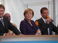 Bild: Besuch von Angela Merkel in Nordhausen