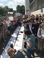 Bild: 50 Demonstranten kamen aus dem Landkreis Nordhausen