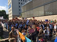 Bild: 50 Demonstranten kamen aus dem Landkreis Nordhausen