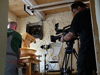 Bild: MDR-Dreh in B&uuml;schlebs M&uuml;hle
