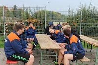 Bild: Leistungsspange von jungen Feuerwehrleuten erk&auml;mpft