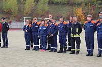 Bild: Leistungsspange von jungen Feuerwehrleuten erk&auml;mpft