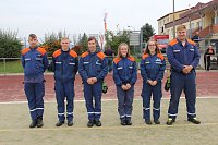 Bild: Leistungsspange von jungen Feuerwehrleuten erk&auml;mpft