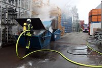 Bild: Containerbrand