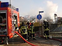 Bild: Scheunenbrand