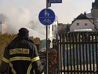 Bild: Scheunenbrand