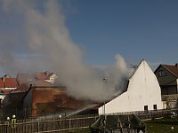 Bild: Scheunenbrand