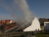 Bild: Scheunenbrand
