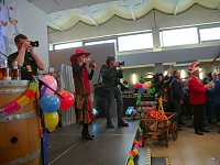Bild: Empfang im Foyer am Rosenmontag