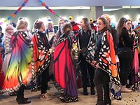 Bild: Empfang im Foyer am Rosenmontag