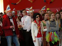Bild: Empfang im Foyer am Rosenmontag