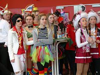 Bild: Empfang im Foyer am Rosenmontag