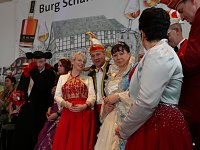 Bild: Empfang im Foyer am Rosenmontag