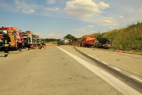 Ein Toter bei Unfall auf der A 38 Bild: Ein Toter bei Unfall auf der A 38