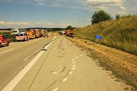 Ein Toter bei Unfall auf der A 38 Bild: Ein Toter bei Unfall auf der A 38