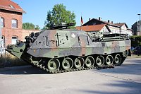 Bild: Panzer in Richtung Litauen verladen
