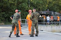 Bild: Panzer in Richtung Litauen verladen