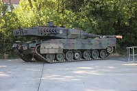 Bild: Panzer in Richtung Litauen verladen