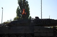Bild: Panzer in Richtung Litauen verladen