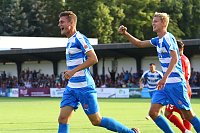 Wacker Nordhausen mit ersten Sieg in einem Heimspiel. 3:0 gegen Meuselwitz im ersten Thüringen-Derby der Saison Bild: Wacker Nordhausen mit ersten Sieg in einem Heimspiel. 3:0 gegen Meuselwitz im ersten Thüringen-Derby der Saison