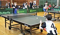 Bild: Hochklassiges Tischtennis beim Schulamtsfinale 