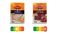 Die Puten-Salami enthielt über 18 Mal so viel gesättigte Fettsäuren und drei Mal so viele Kalorien wie die Putenbrust von Gutfried, auch der Salzgehalt ist deutlich höher – der Nutri-Score erleichtert auch hier die gesündere Wahl. Bild: Die Puten-Salami enthielt über 18 Mal so viel gesättigte Fettsäuren und drei Mal so viele Kalorien wie die Putenbrust von Gutfried, auch der Salzgehalt ist deutlich höher – der Nutri-Score erleichtert auch hier die gesündere Wahl.